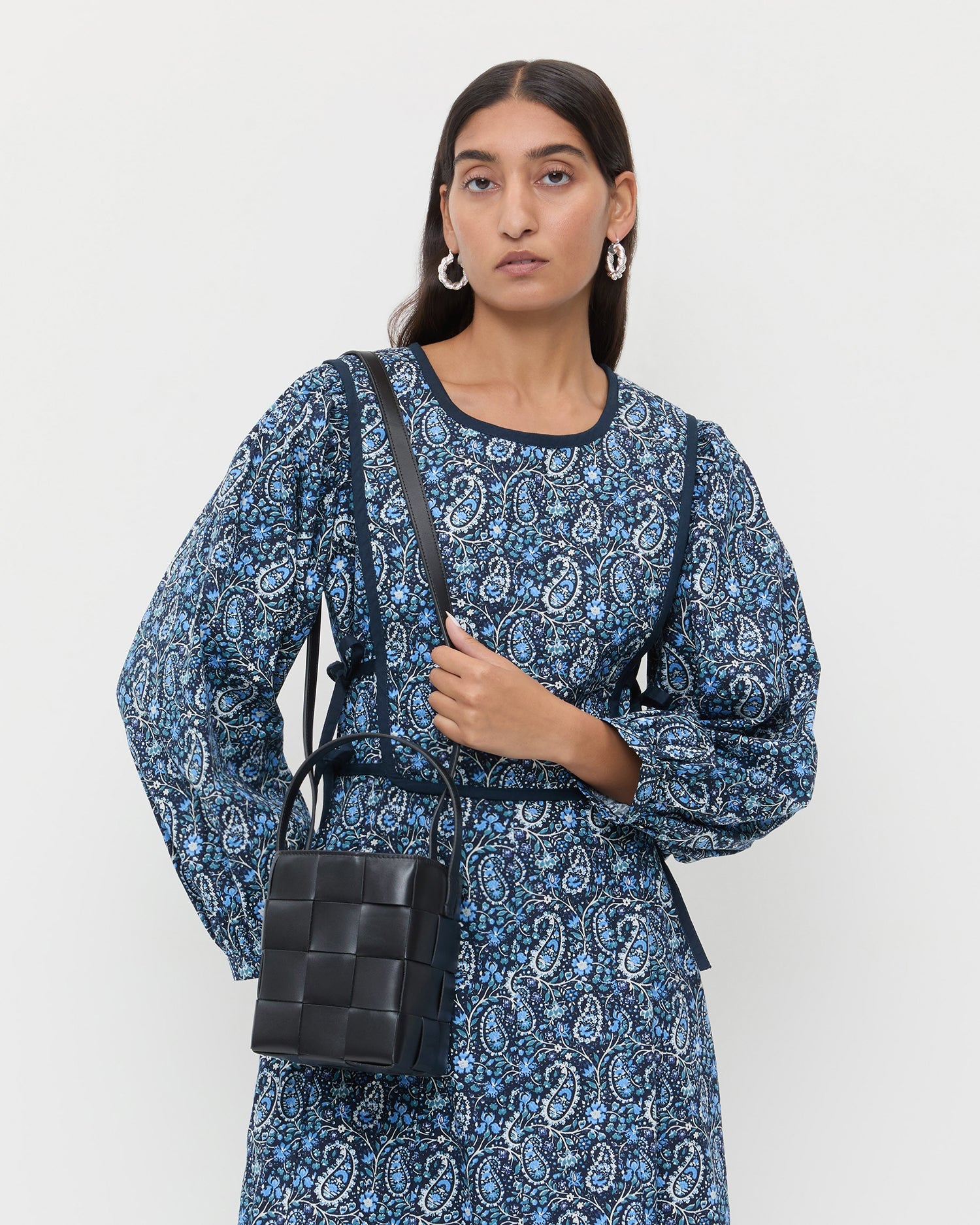 Loeffler Randall Women / Laith Black Leather Bucket Bag