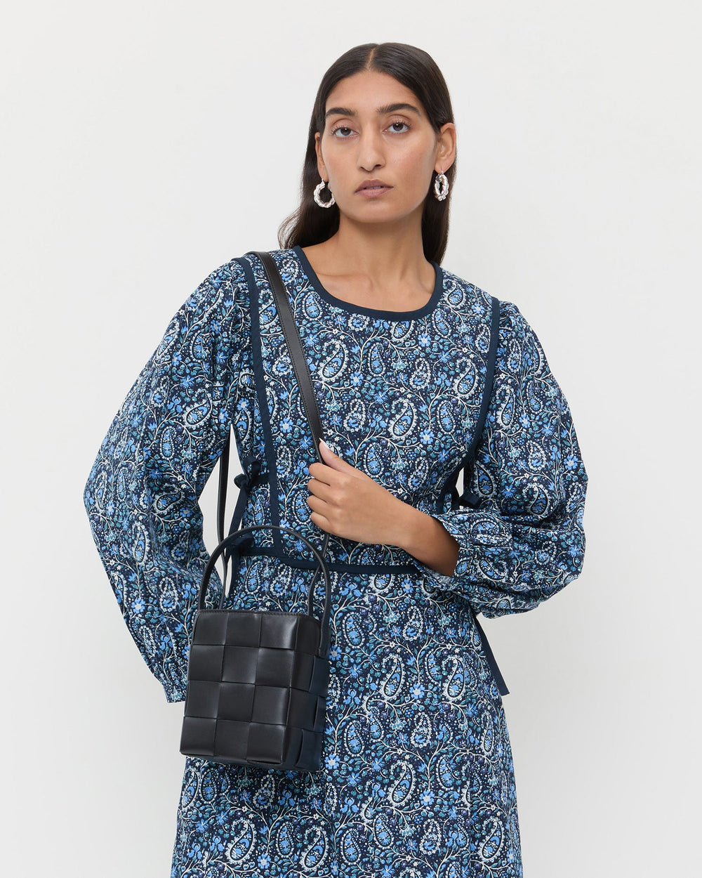 Loeffler Randall Women / Laith Black Leather Bucket Bag