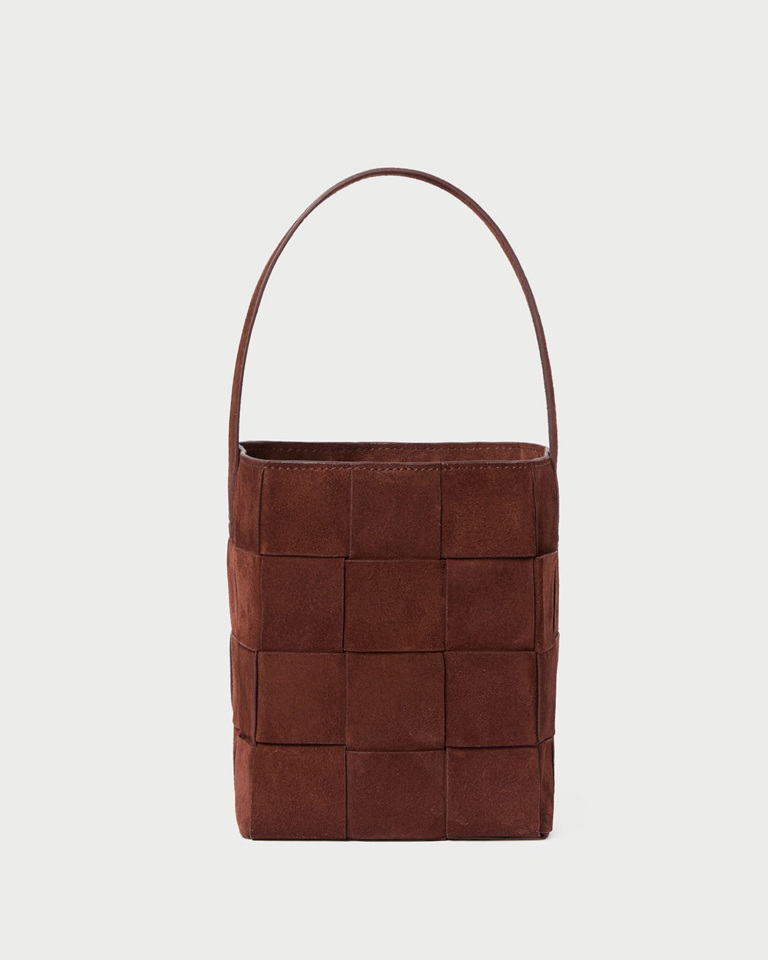 Loeffler Randall Women / Laith Espresso Suede Bucket Bag