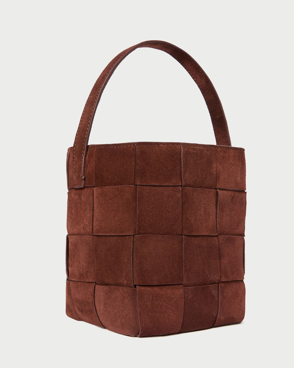 Loeffler Randall Women / Laith Espresso Suede Bucket Bag