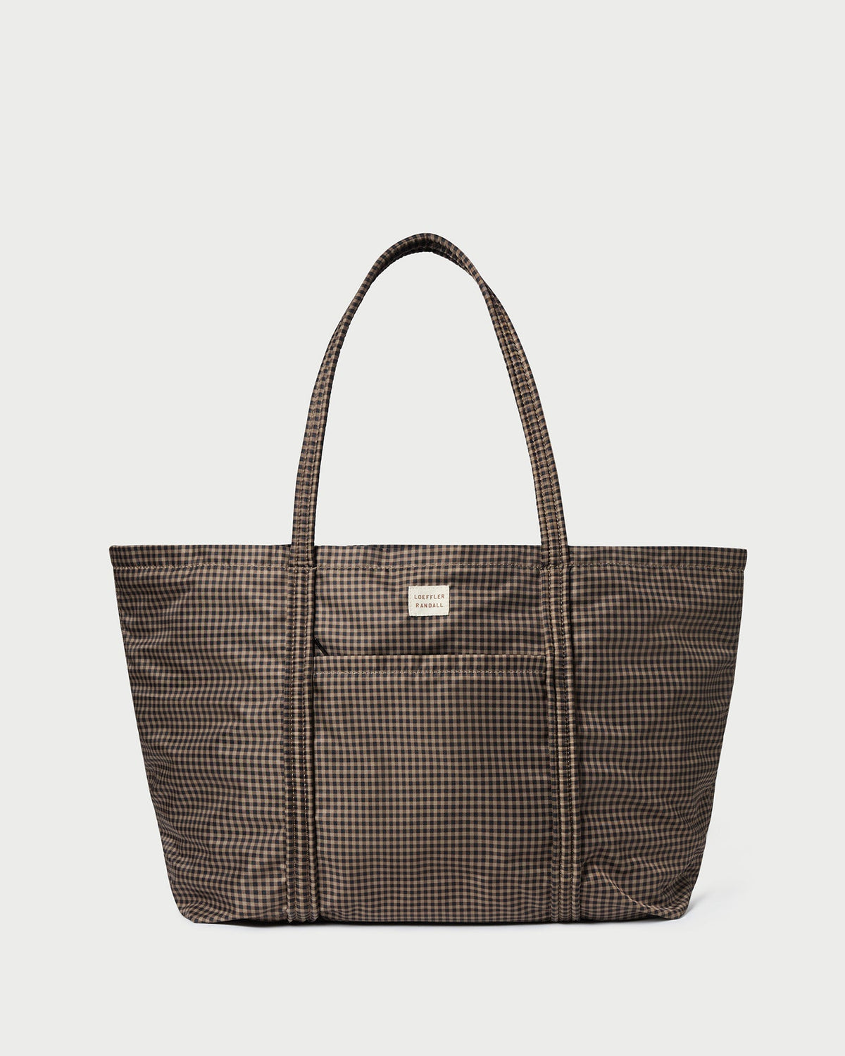 Loeffler Randall Women / Dina Brown/Black Check Travel Tote