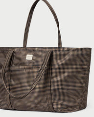 Loeffler Randall Women / Dina Brown/Black Check Travel Tote