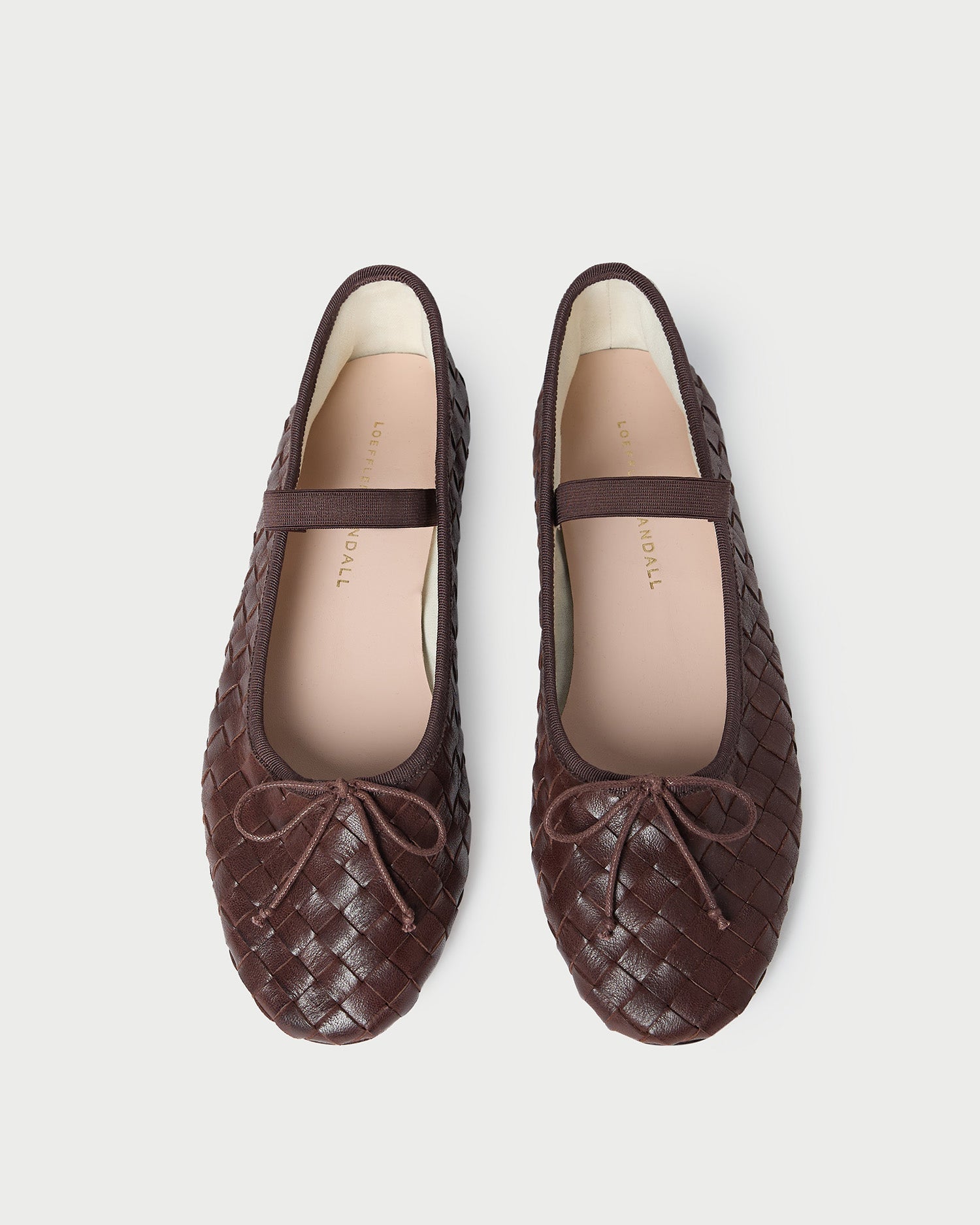 Loeffler Randall Women / Leonie Espresso Woven Ballet Flat