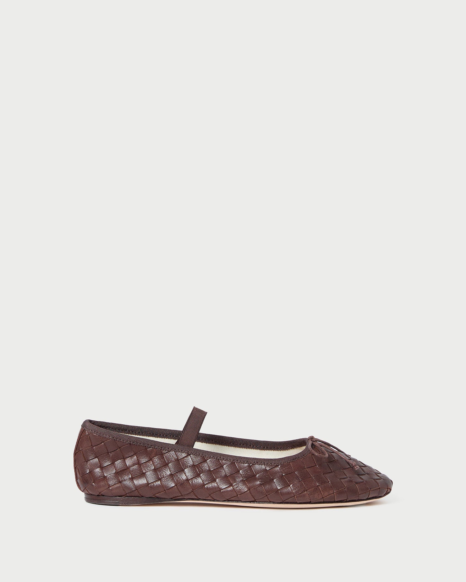Loeffler Randall Women / Leonie Espresso Woven Ballet Flat