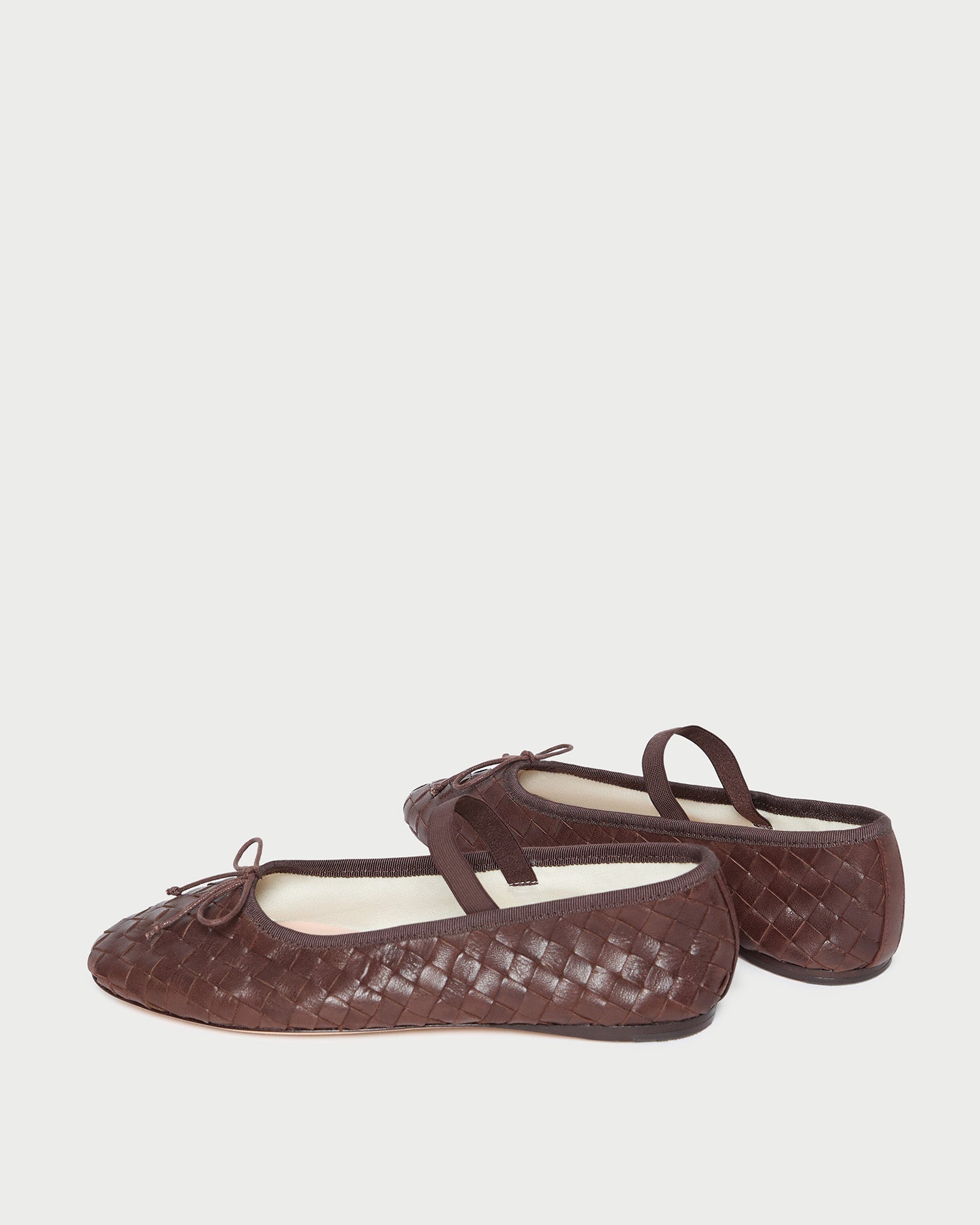 Loeffler Randall Women / Leonie Espresso Woven Ballet Flat