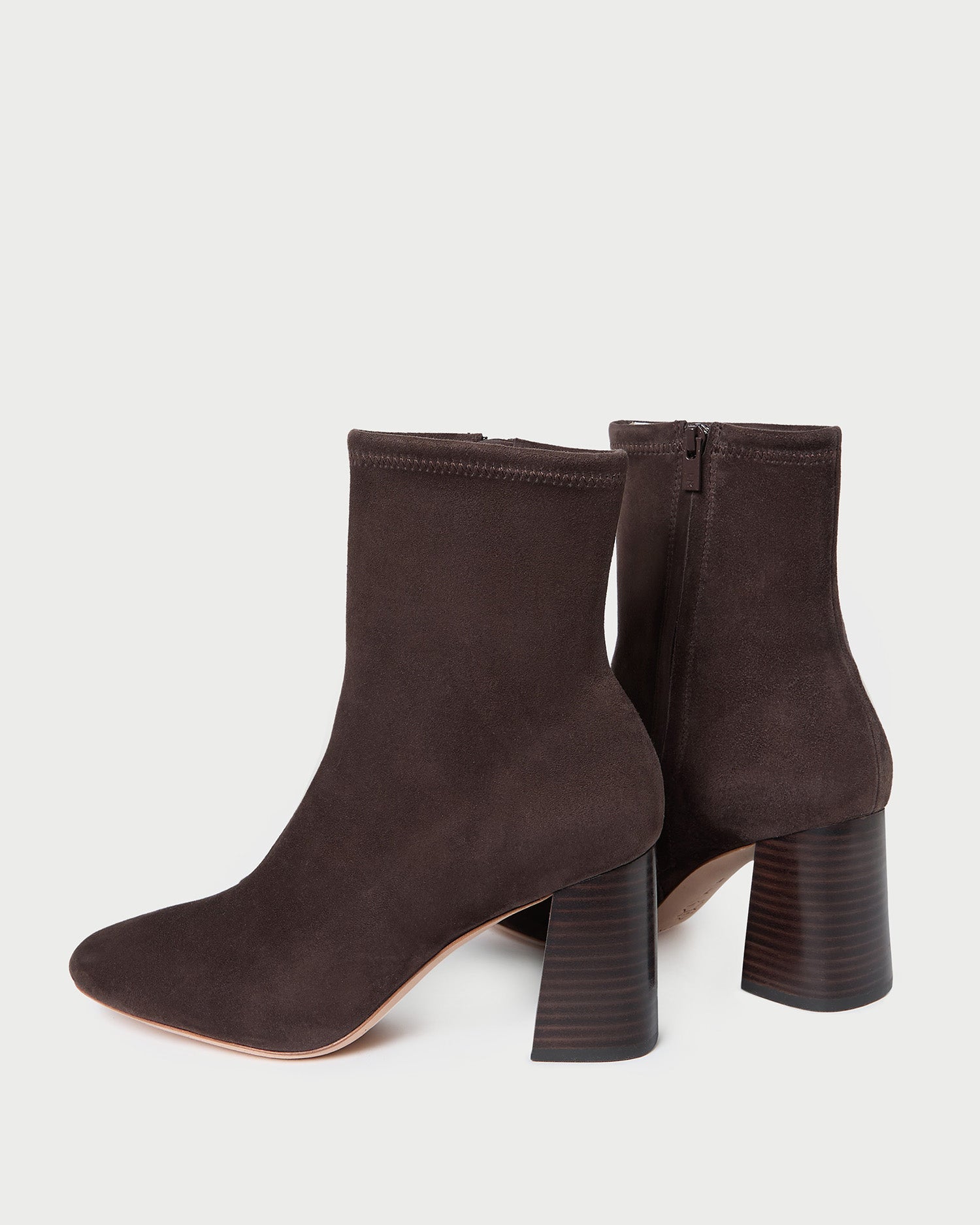 Loeffler Randall Women / Elise Brown Suede Stretch Bootie
