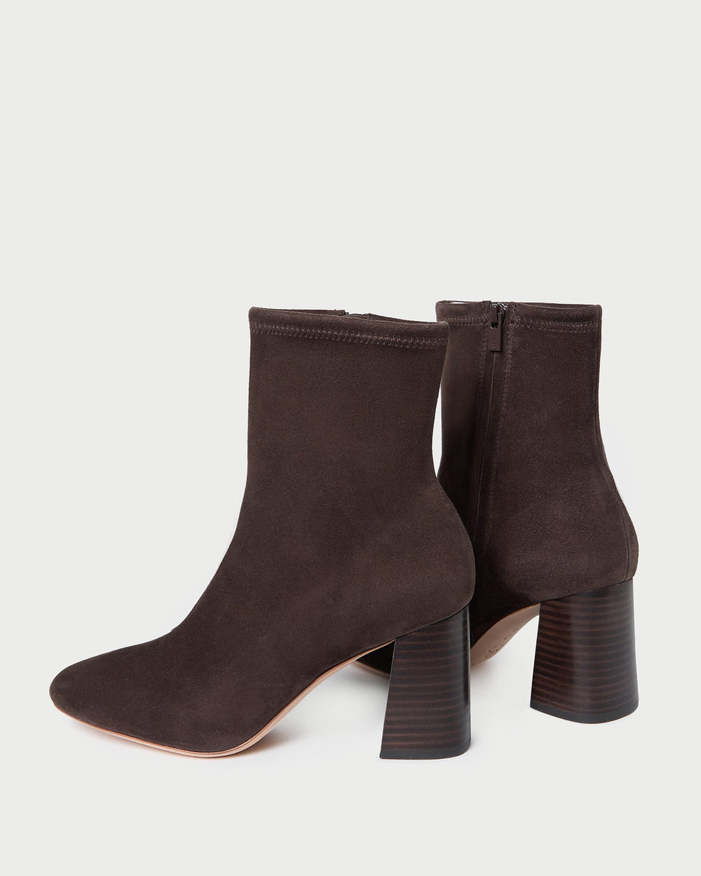 Loeffler Randall Women / Elise Brown Suede Stretch Bootie