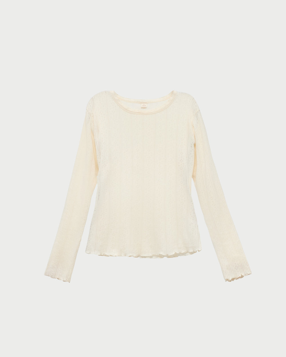 Loeffler Randall Women / Lolo Pointelle Long-Sleeve Tee
