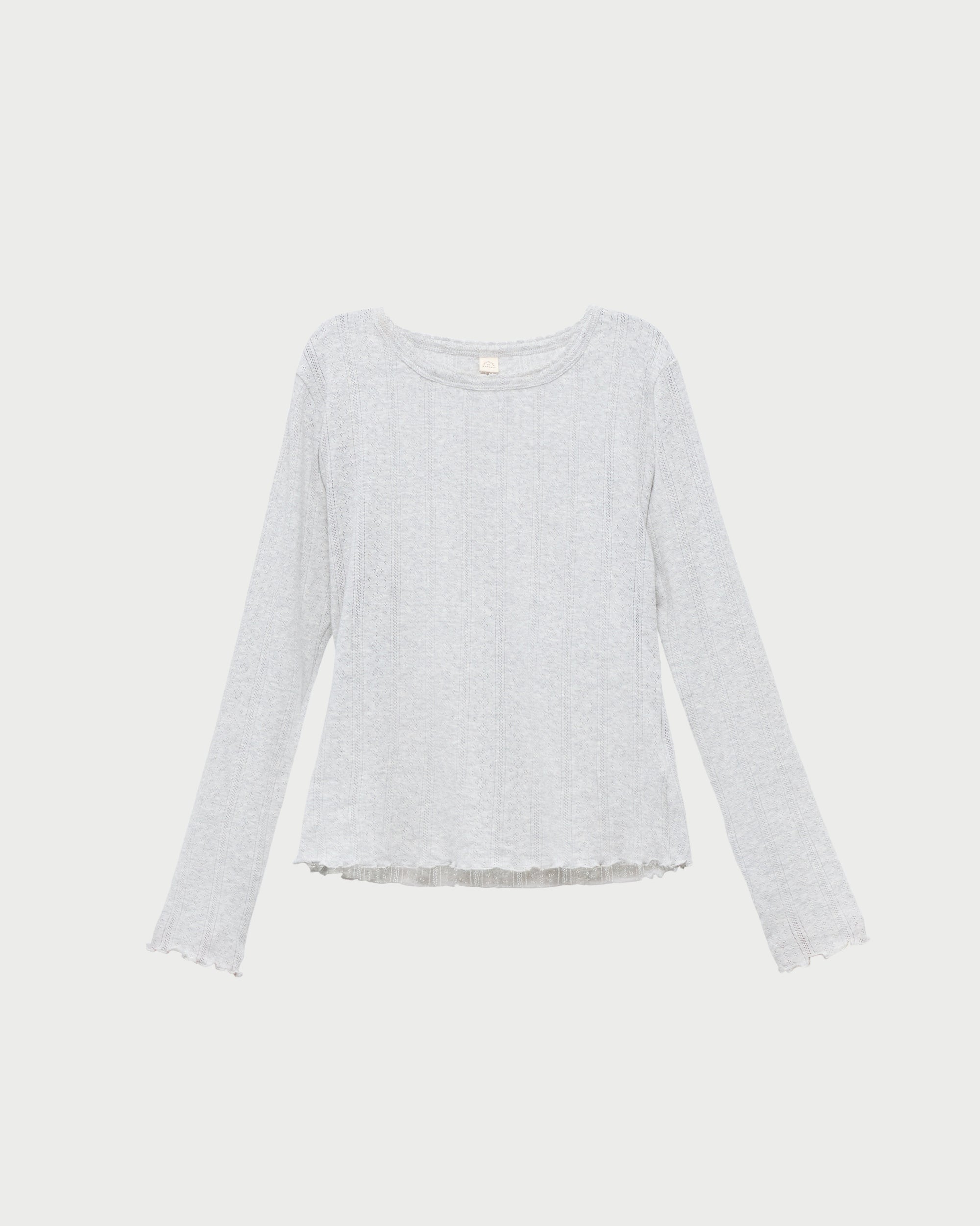 Loeffler Randall Women / Lolo Pointelle Long-Sleeve Tee