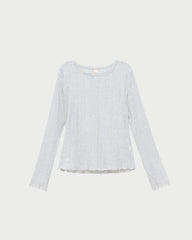 Loeffler Randall Women / Lolo Pointelle Long-Sleeve Tee