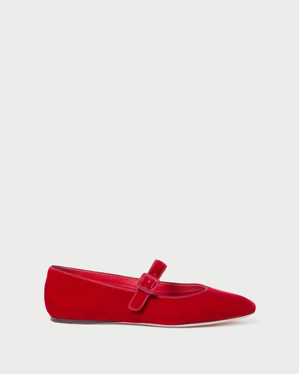Loeffler Randall Women / Ginger Red Velvet Mary Jane