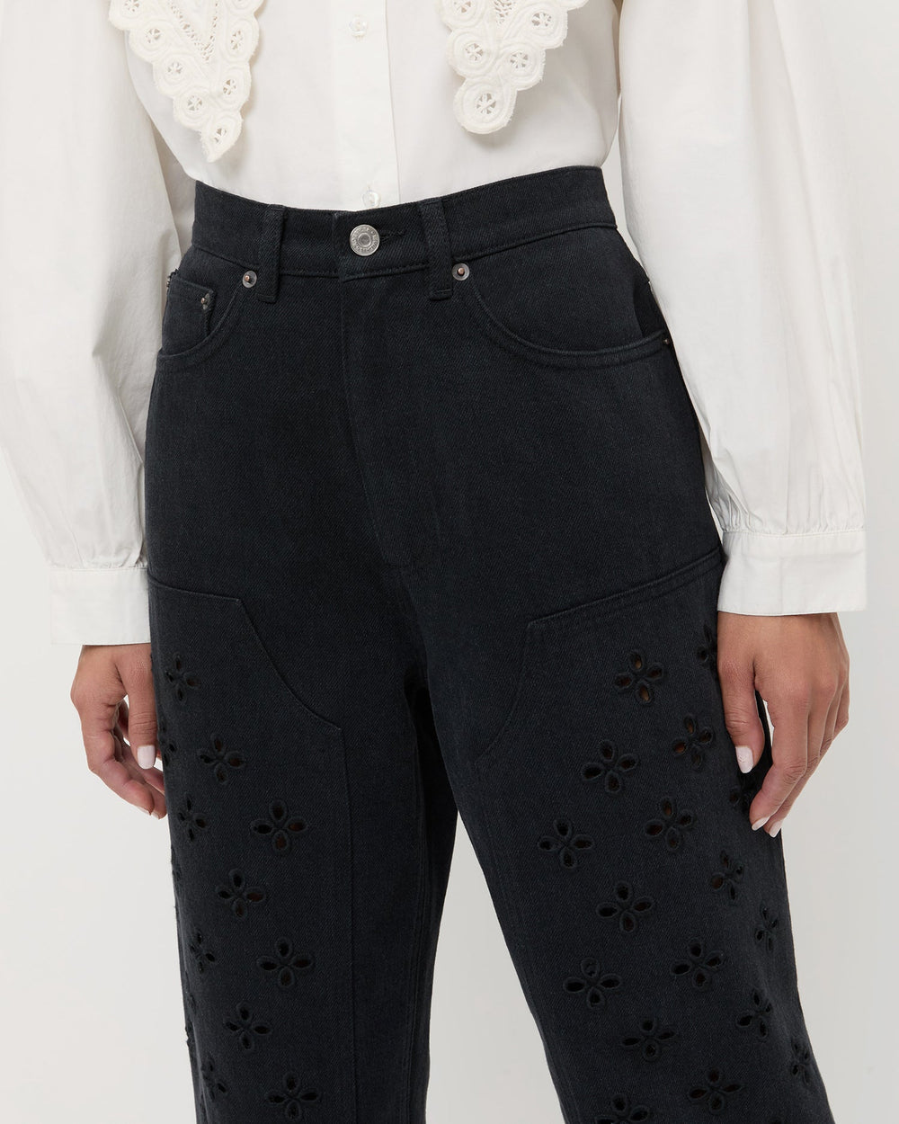 Loeffler Randall Women / Demi Embroidered Pant