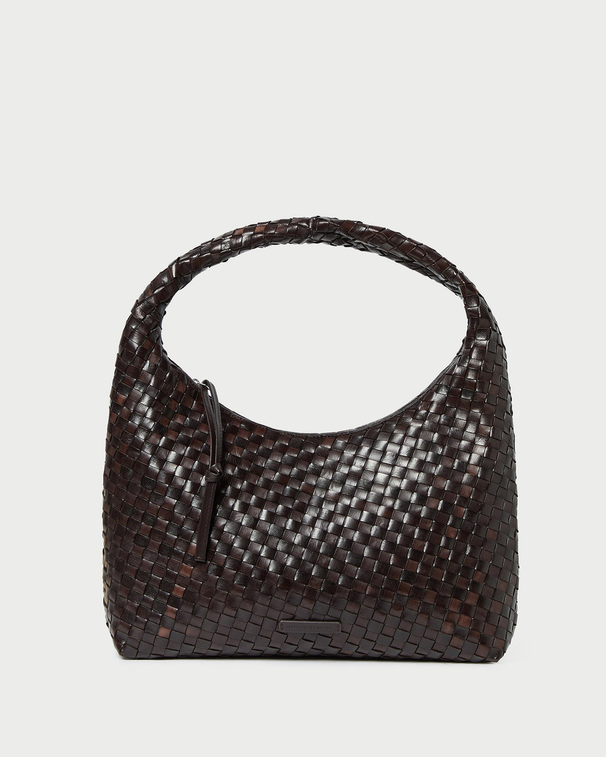Loeffler Randall Women / Willow Chocolate Woven Hobo Bag