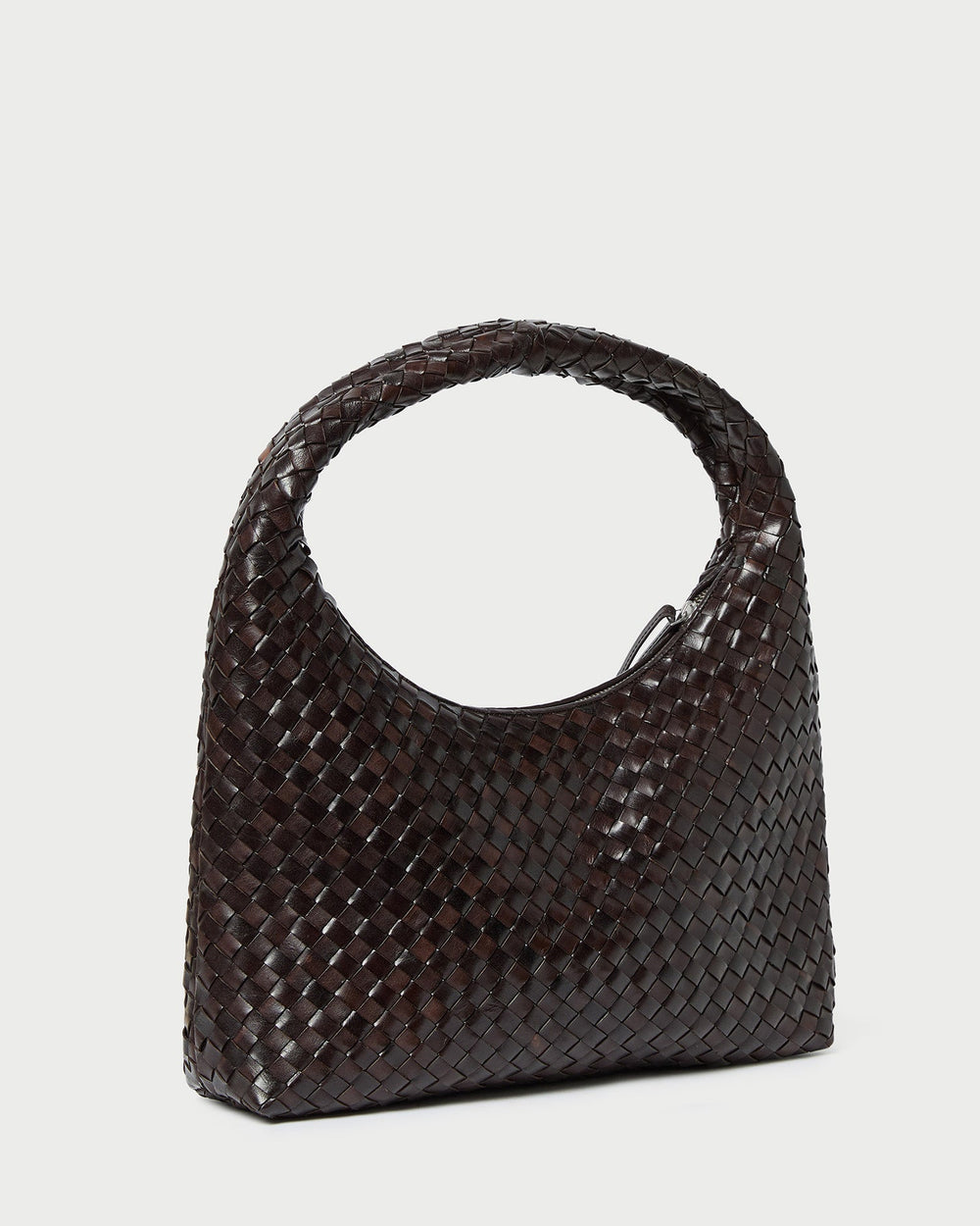 Loeffler Randall Women / Willow Chocolate Woven Hobo Bag