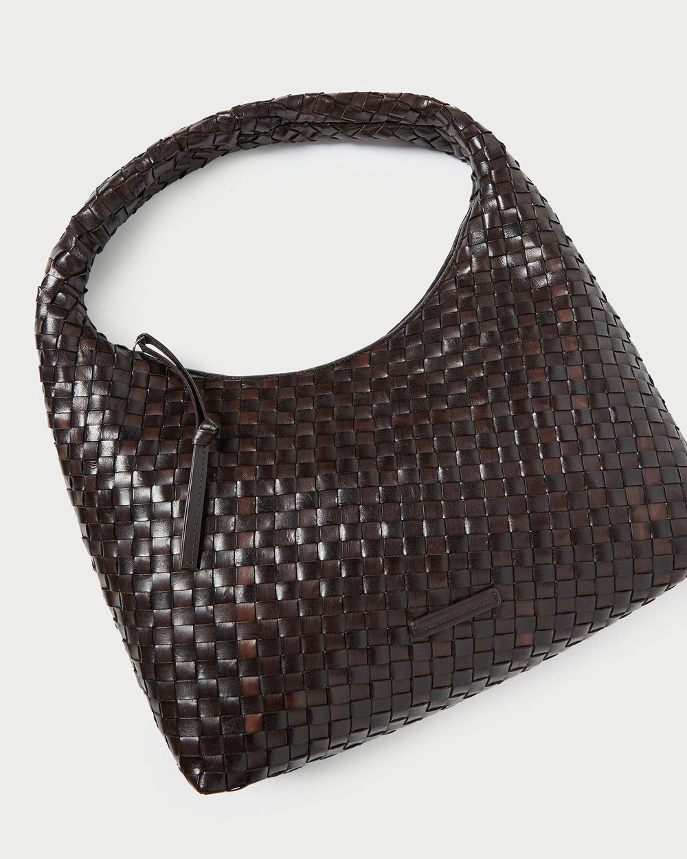 Loeffler Randall Women / Willow Chocolate Woven Hobo Bag