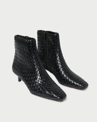 Loeffler Randall Women / Marcella Black Woven Ankle Boot