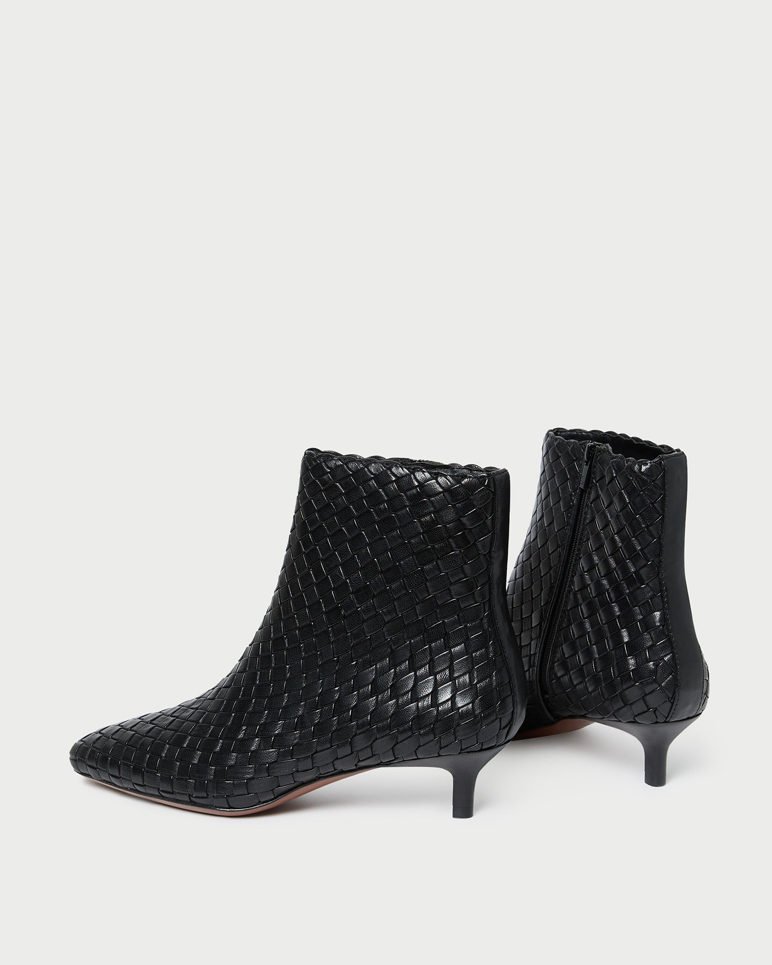 Loeffler Randall Women / Marcella Black Woven Ankle Boot