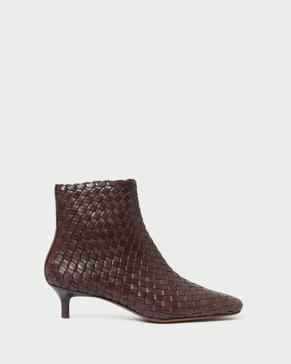 Loeffler Randall Women / Marcella Espresso Woven Ankle Boot