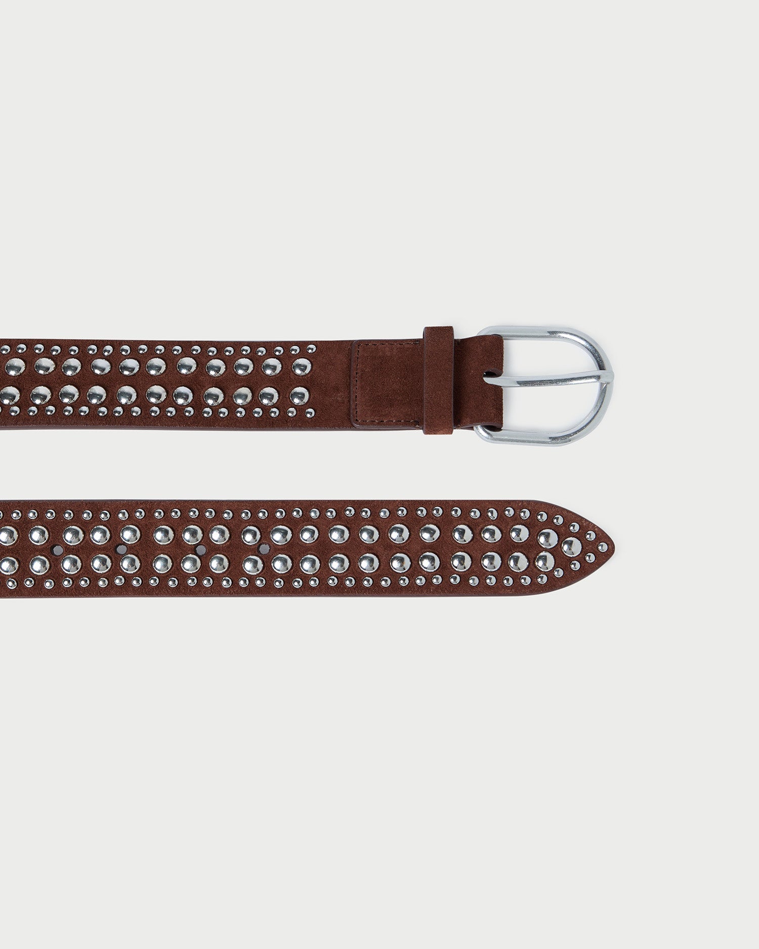 Loeffler Randall Women / Isaac Espresso/Silver Studded Belt