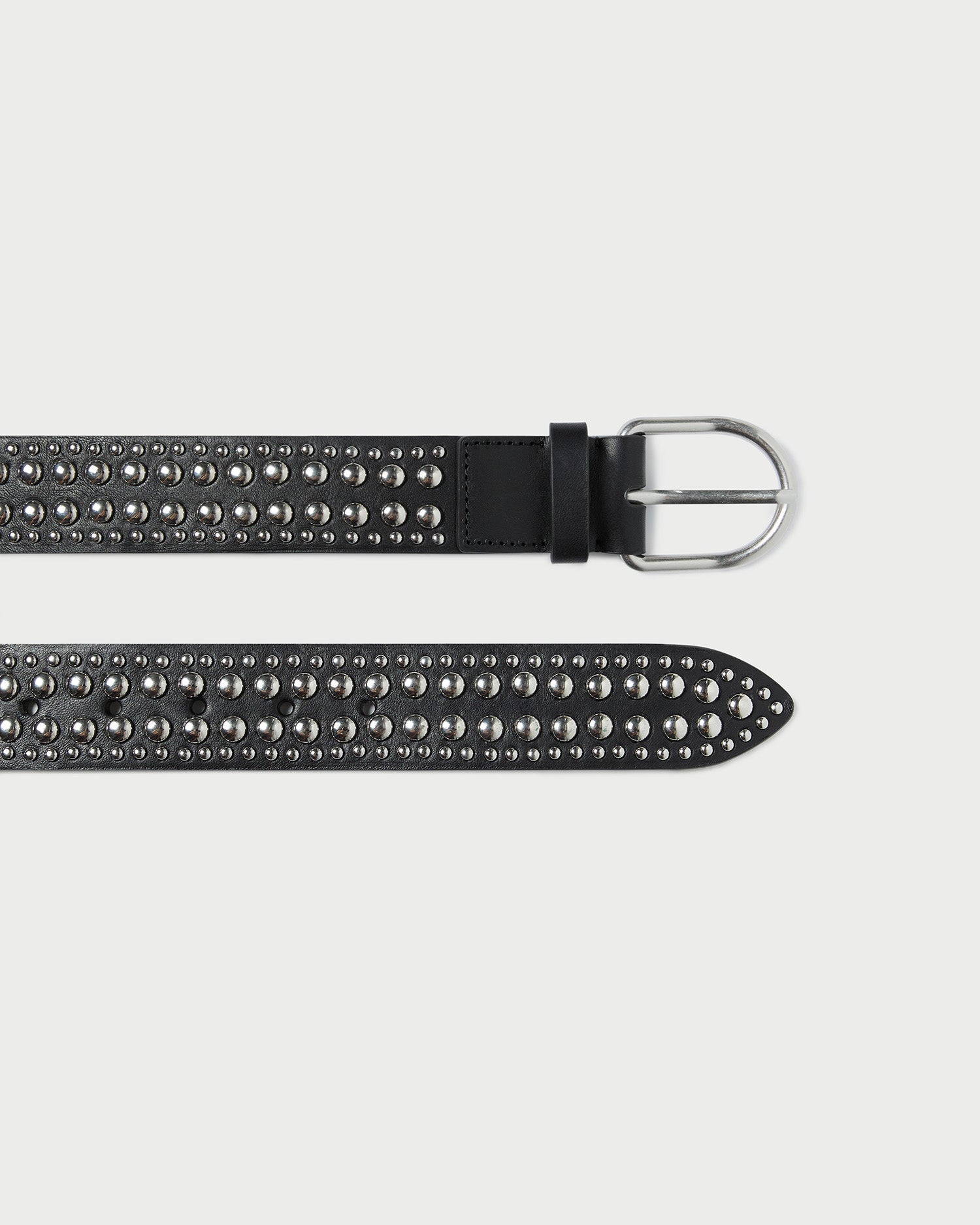 Loeffler Randall Women / Isaac Black/Silver Studded Belt