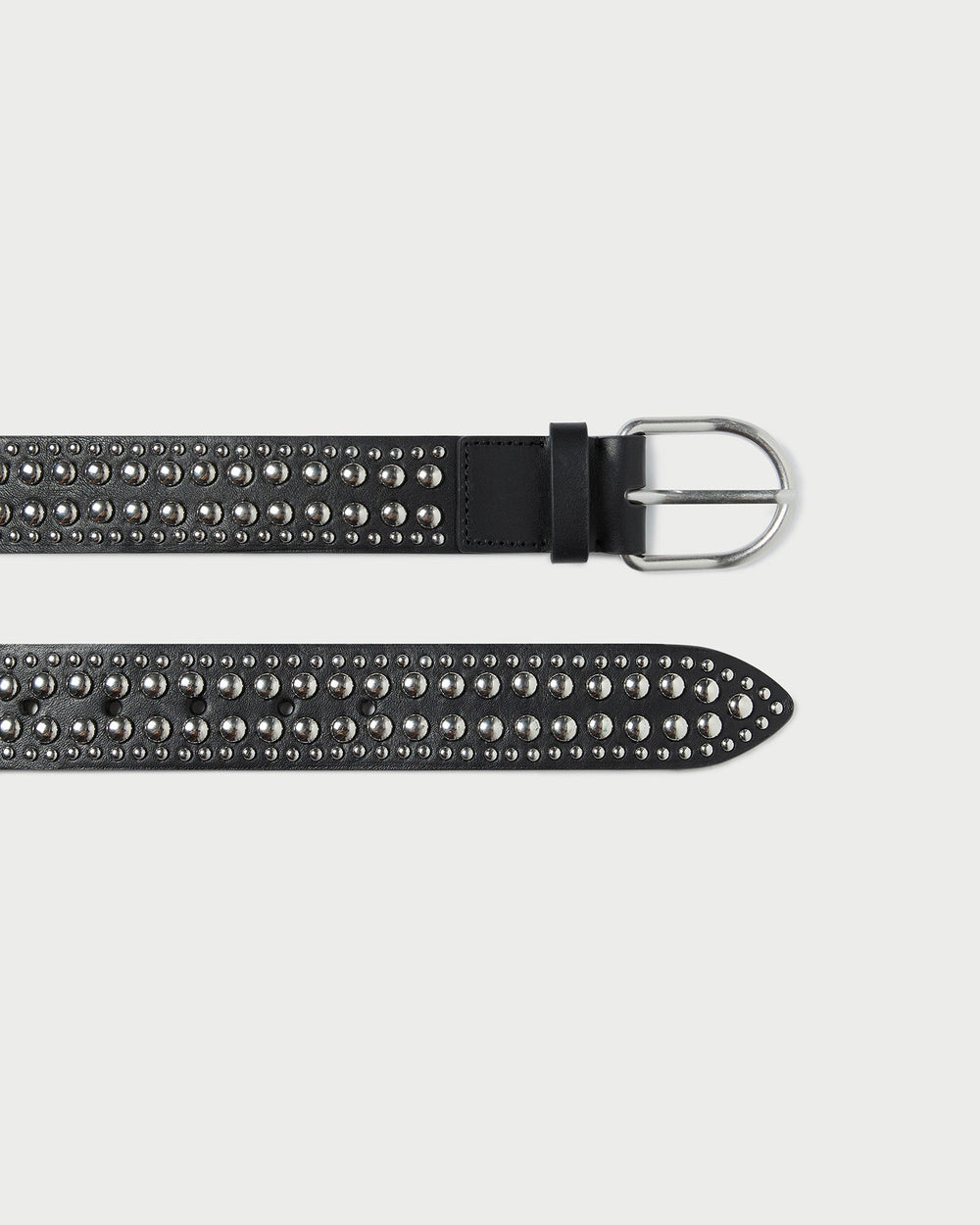 Loeffler Randall Women / Isaac Black/Silver Studded Belt