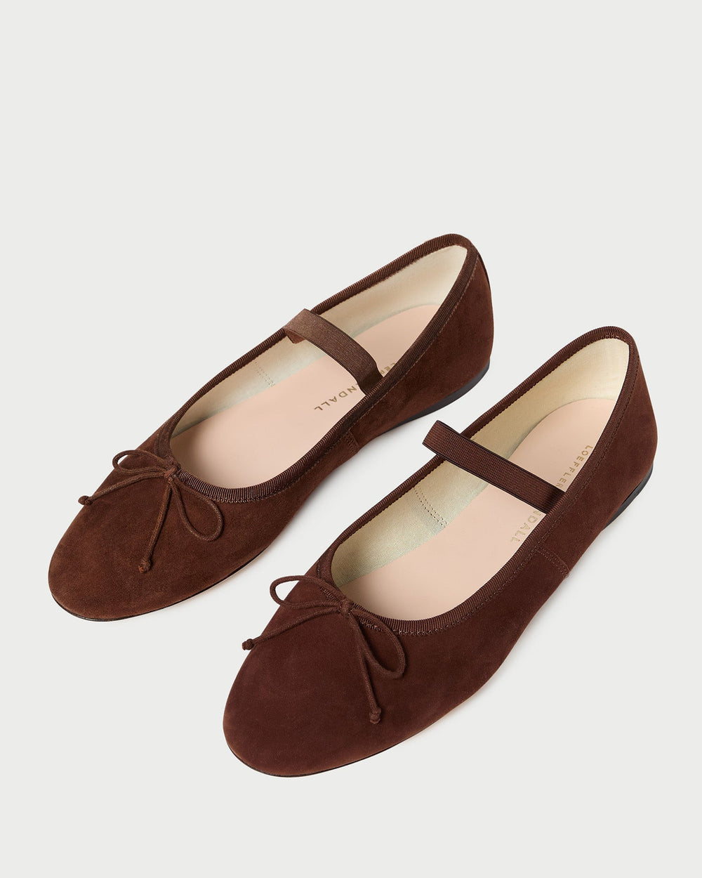 Loeffler Randall Women / Leonie Espresso Suede Ballet Flat