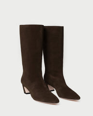 Loeffler Randall Women / Cleo Brown Suede Mid-Calf Boot