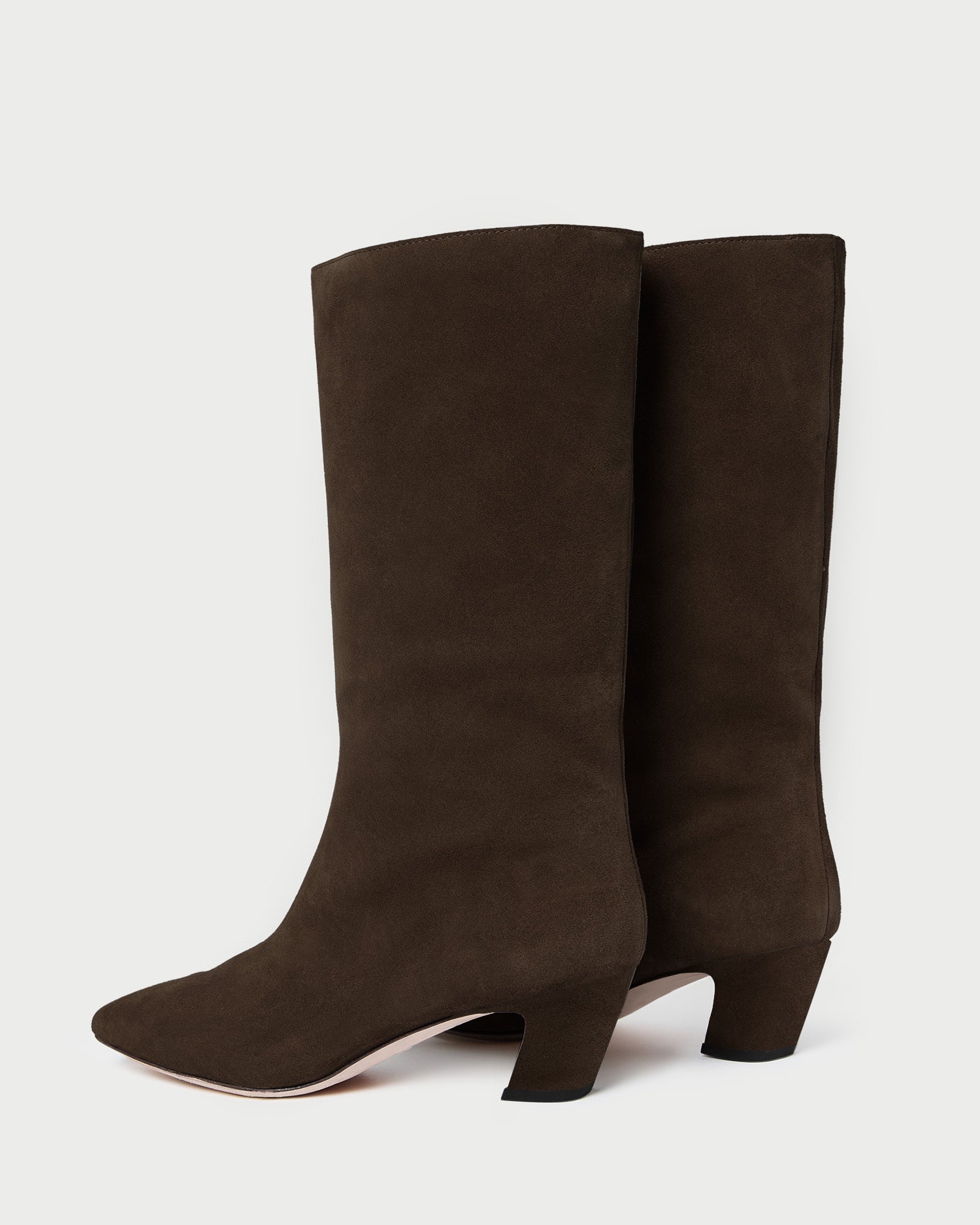 Loeffler Randall Women / Cleo Brown Suede Mid-Calf Boot