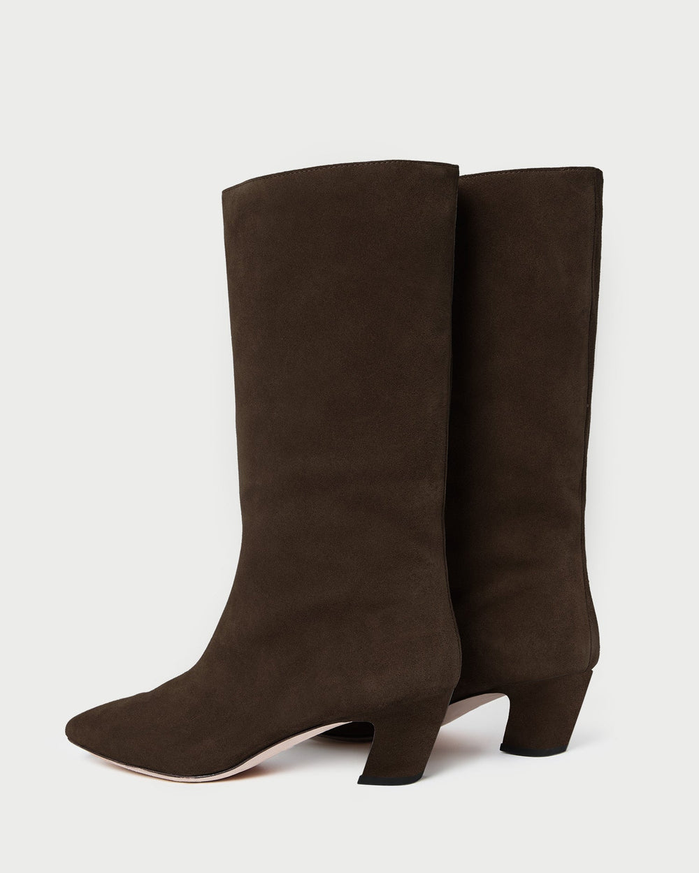 Loeffler Randall Women / Cleo Brown Suede Mid-Calf Boot