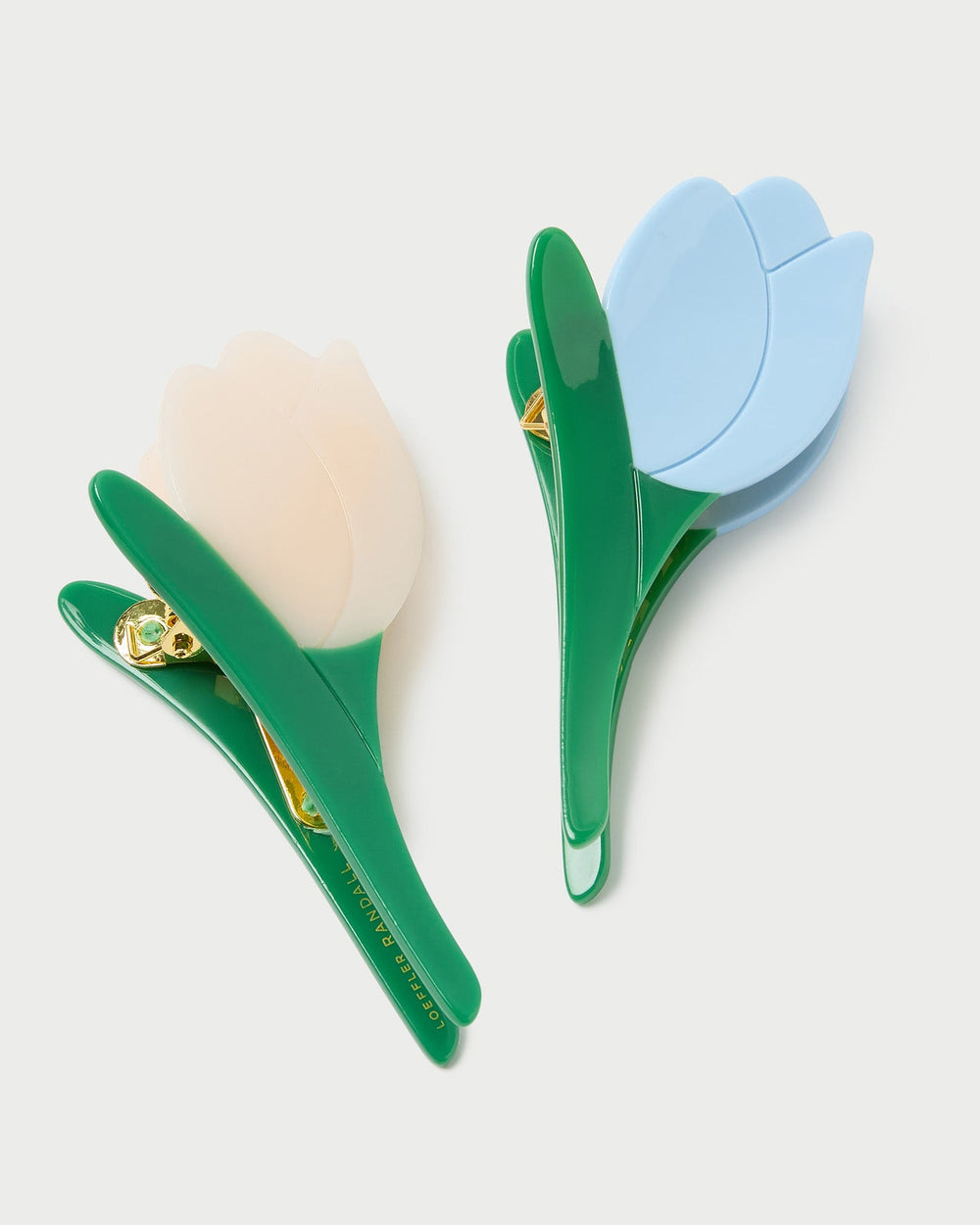 Loeffler Randall Women / Juniper Blue/Cream Multi Tulip Clip Set