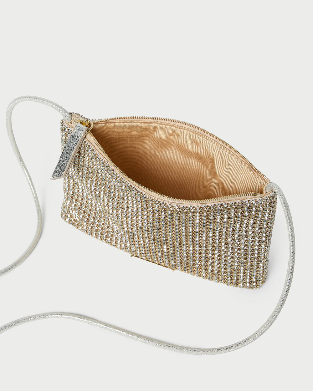 Loeffler Randall Women / Yasmine Gold Diamanté Crossbody