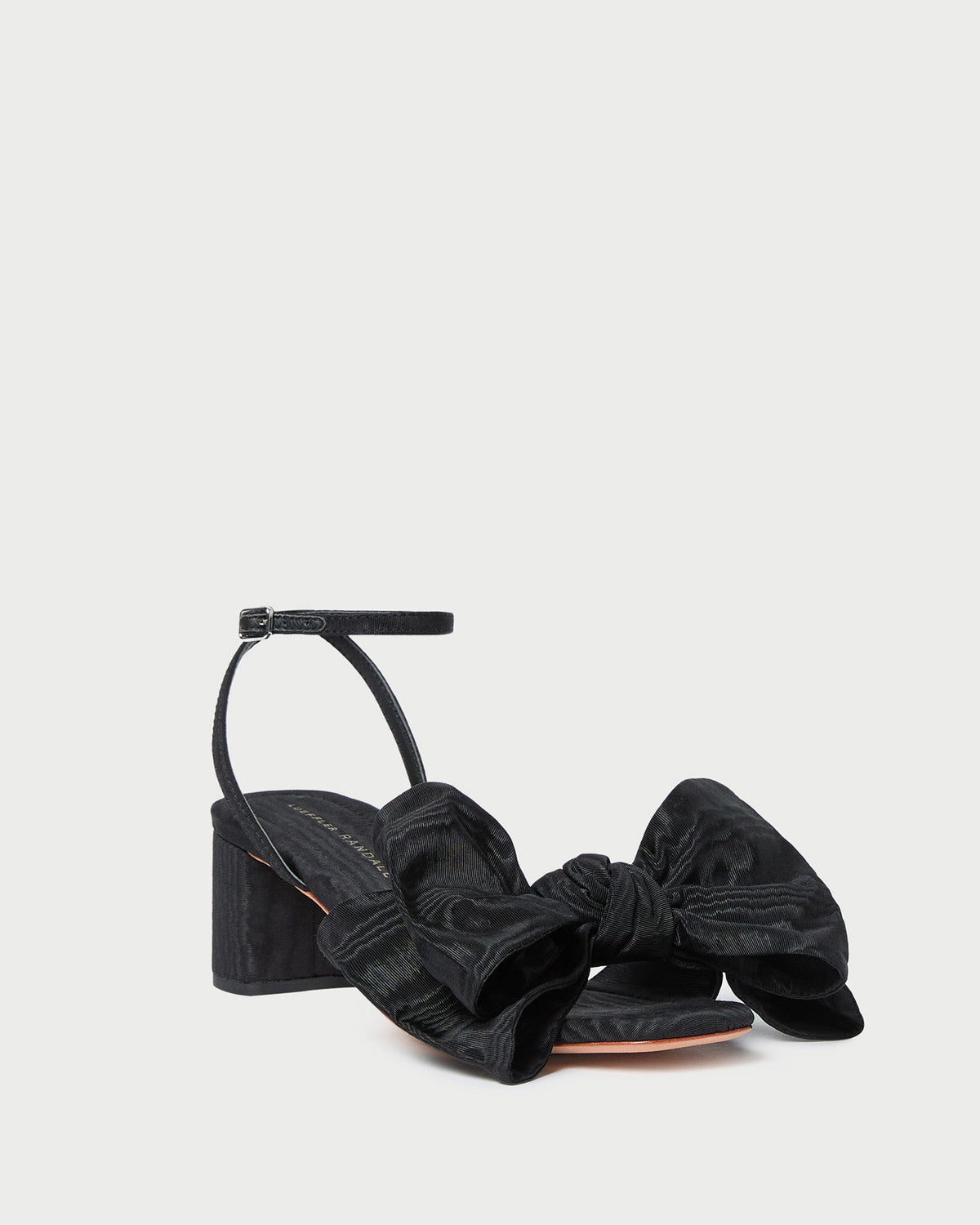 Loeffler Randall Women / Carmen Black Moiré Bow Sandal