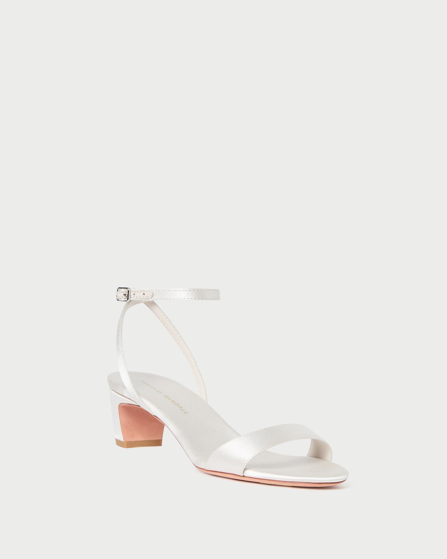 Loeffler Randall Women / Alice Cream Satin Sandal