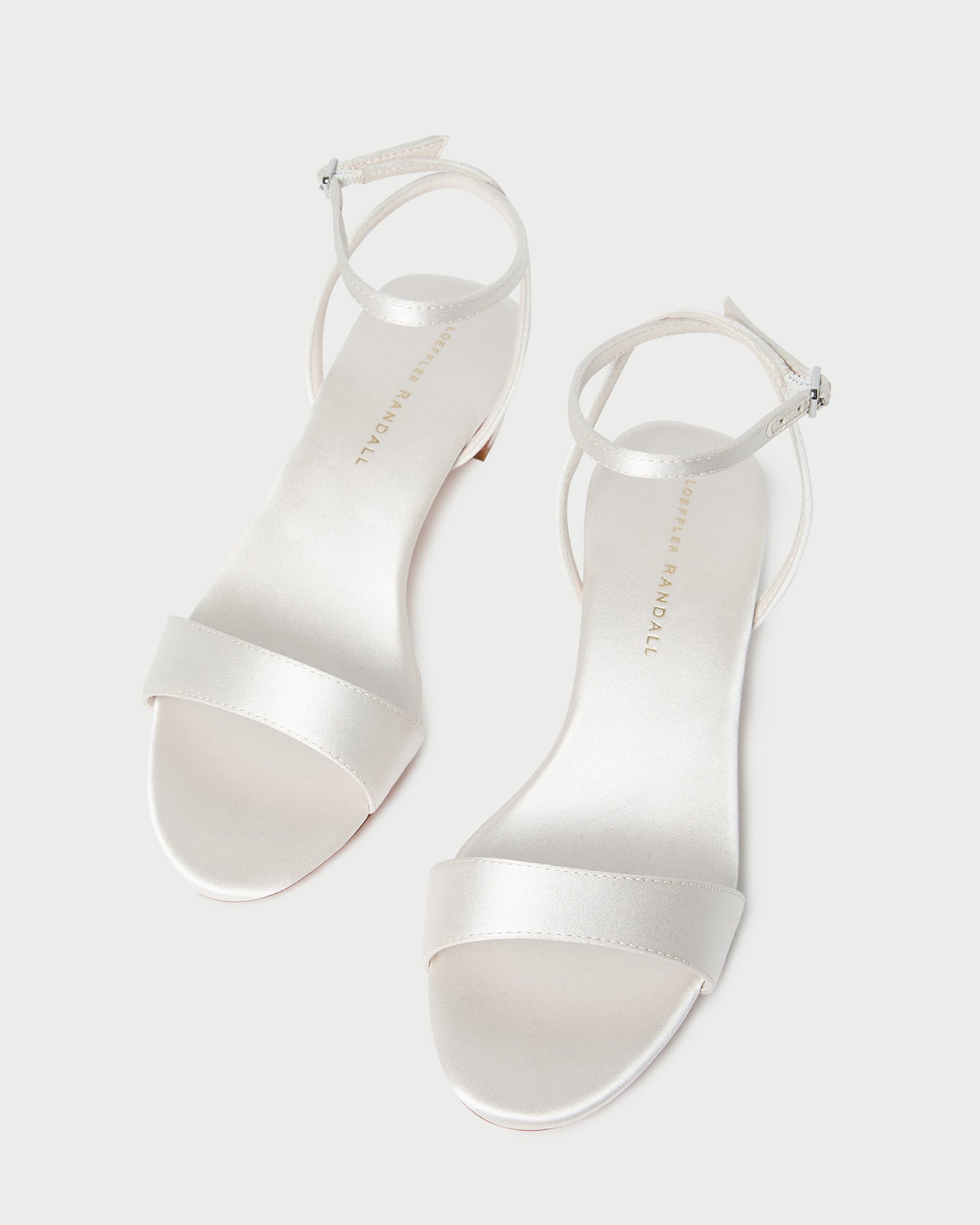 Loeffler Randall Women / Alice Cream Satin Sandal