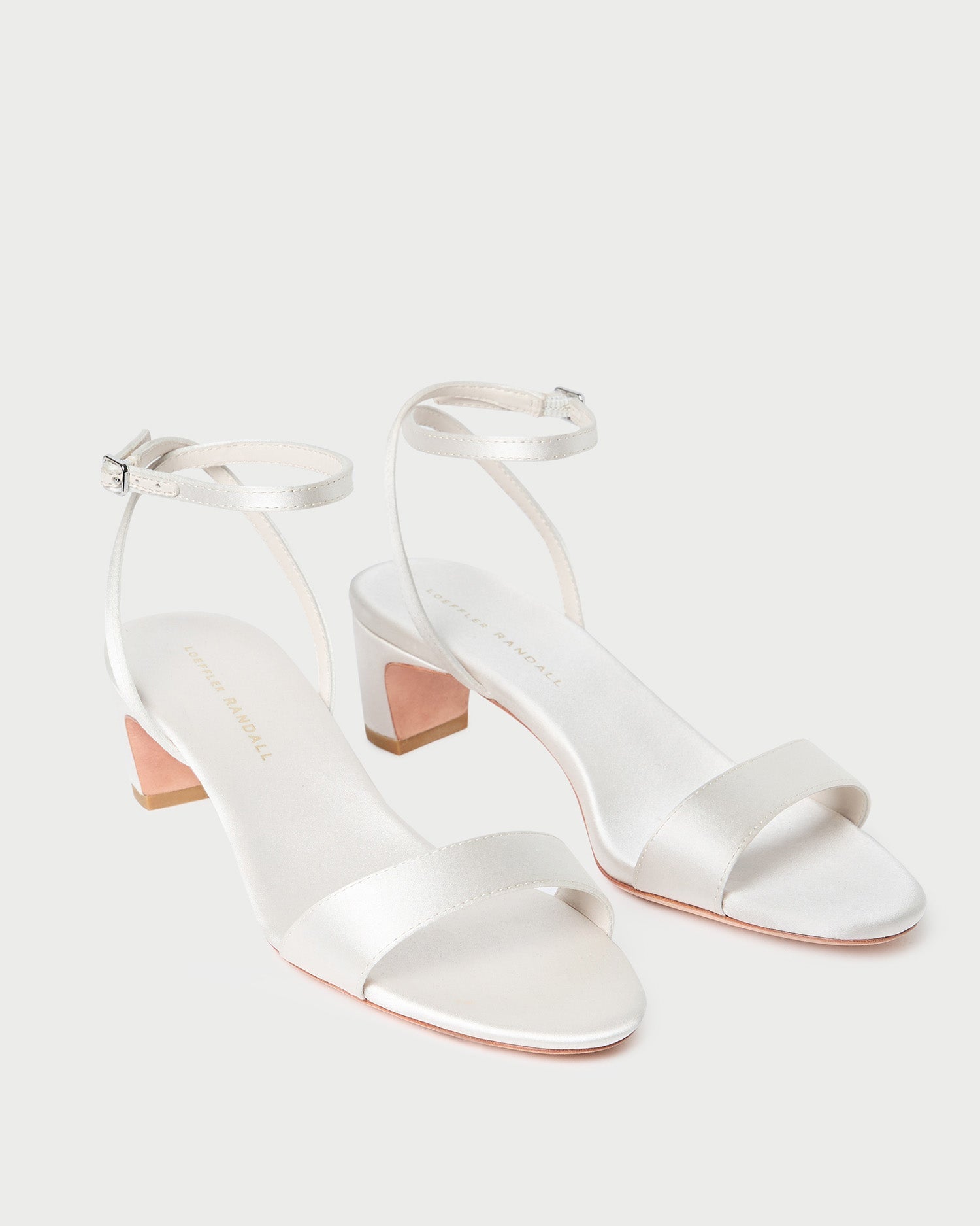 Loeffler Randall Women / Alice Cream Satin Sandal