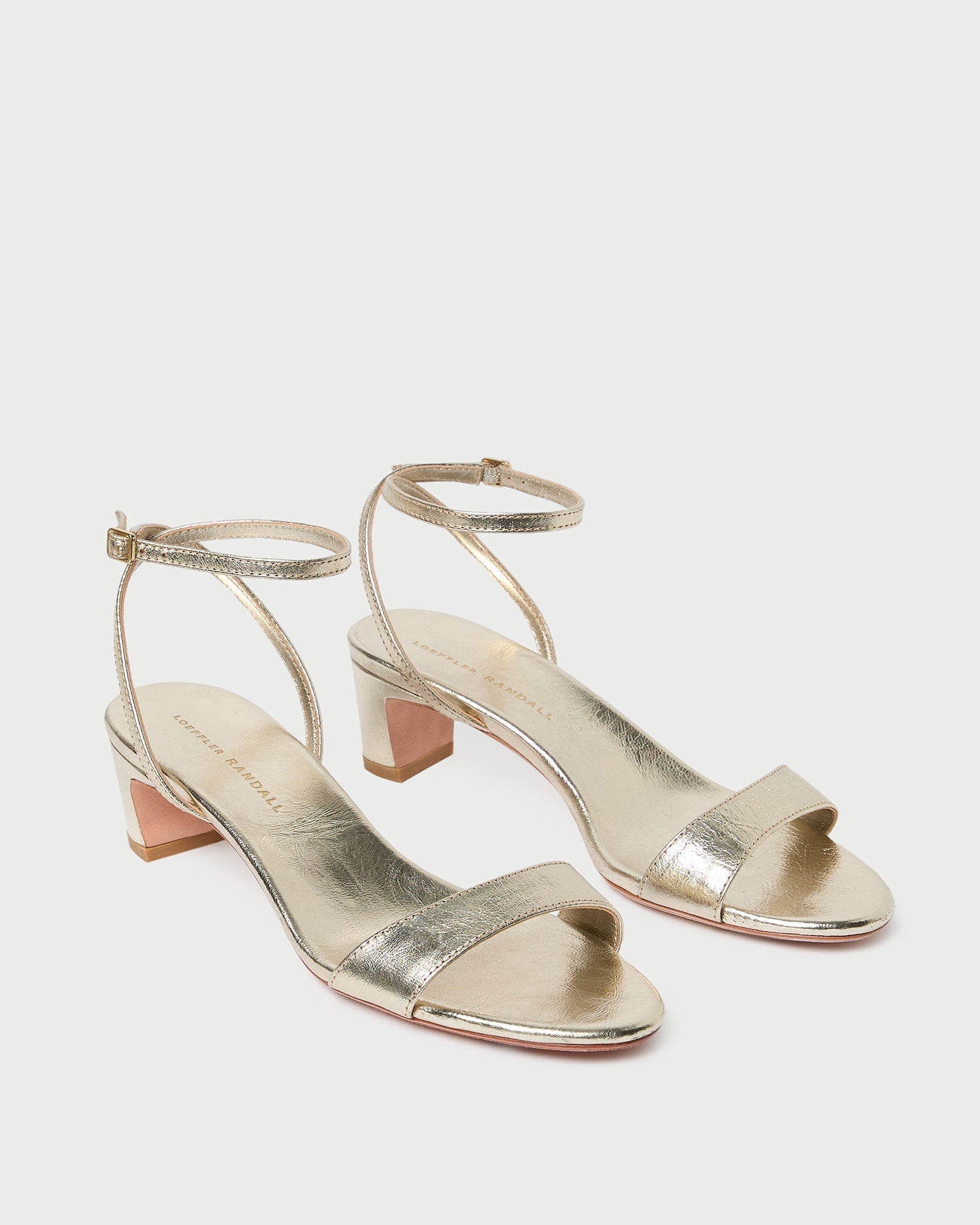 Loeffler Randall Women / Alice Champagne Leather Sandal
