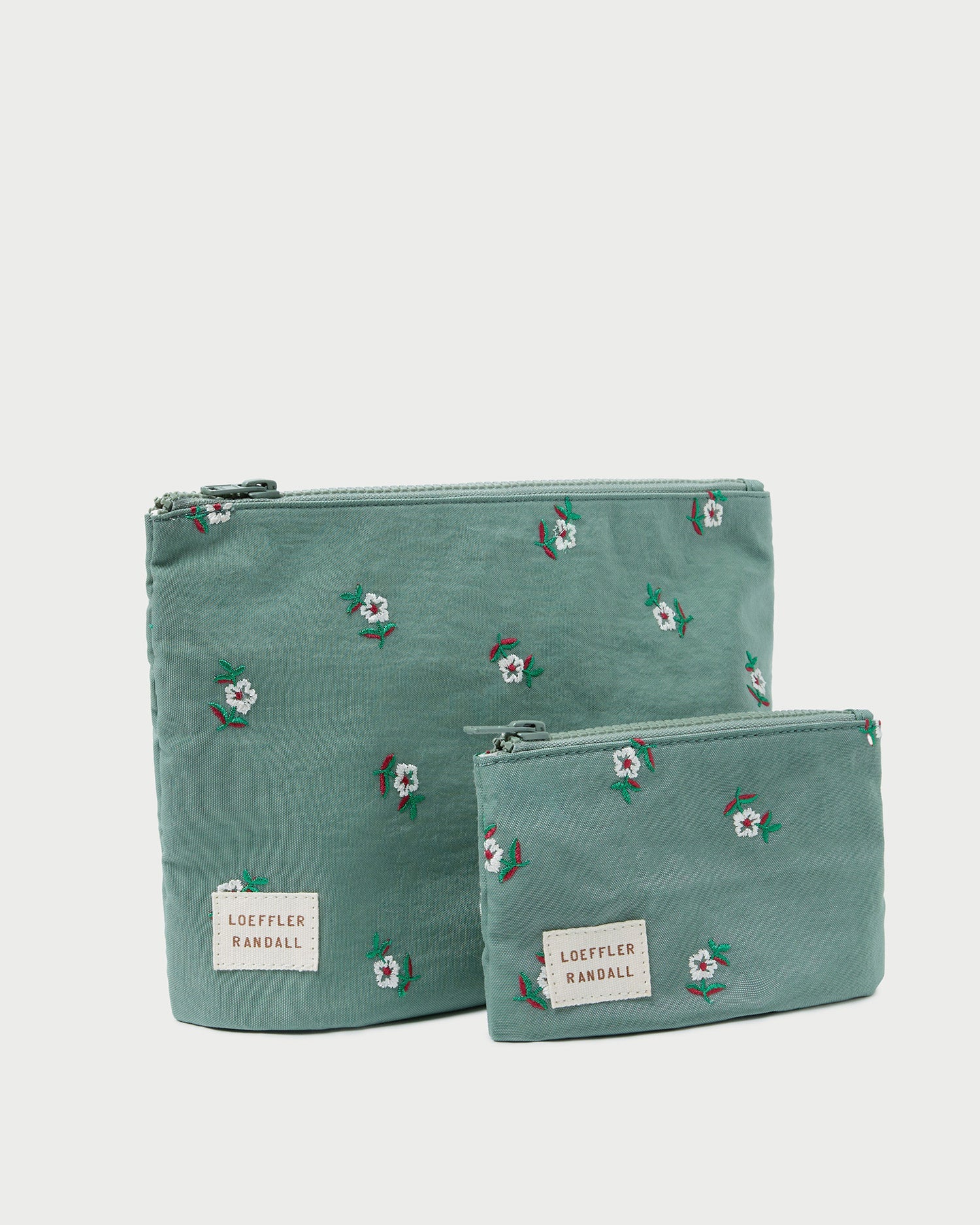 Loeffler Randall Women / Tracy Sage Floral Pouch Set