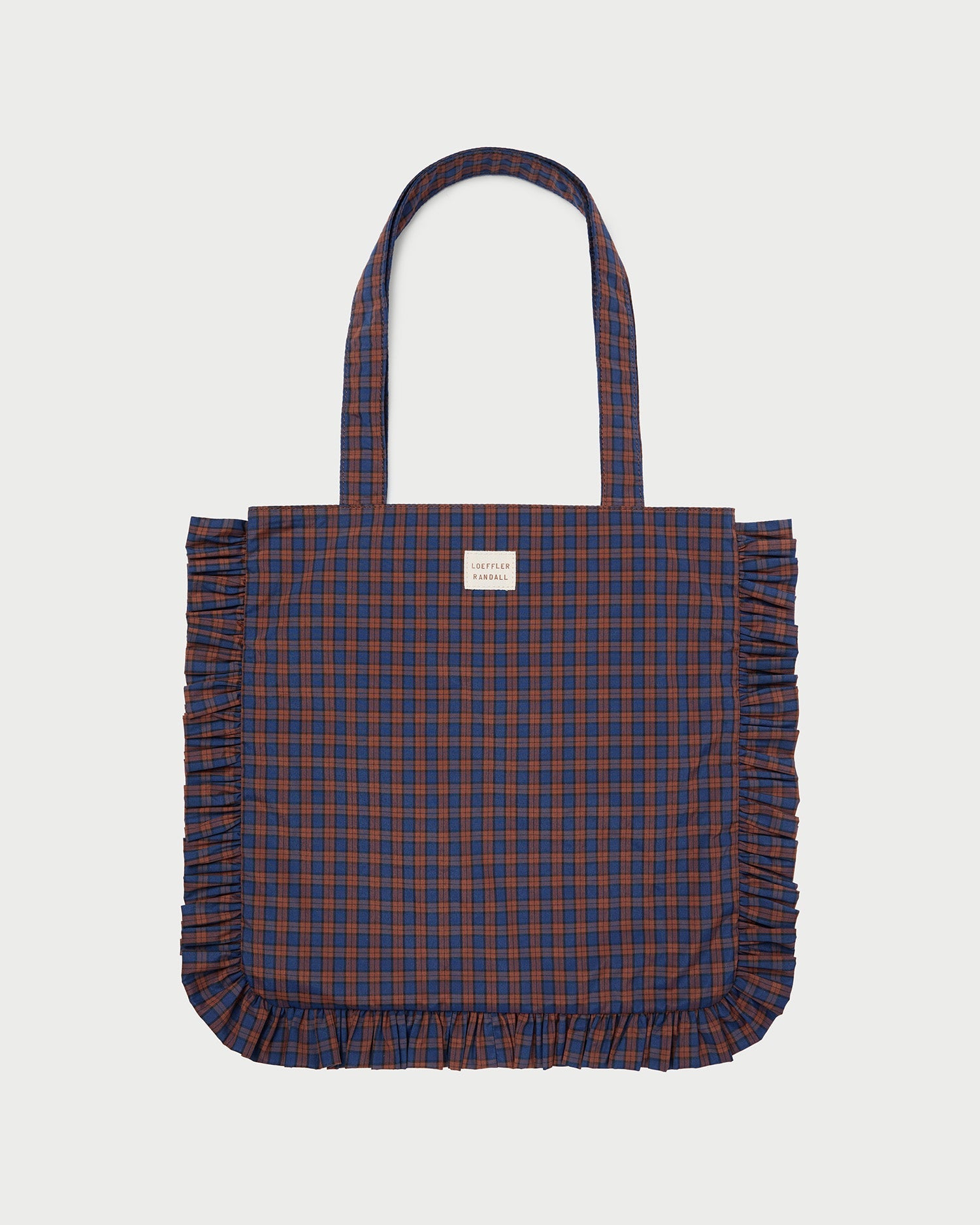 Loeffler Randall Women / Justine Navy Ruffle Tote