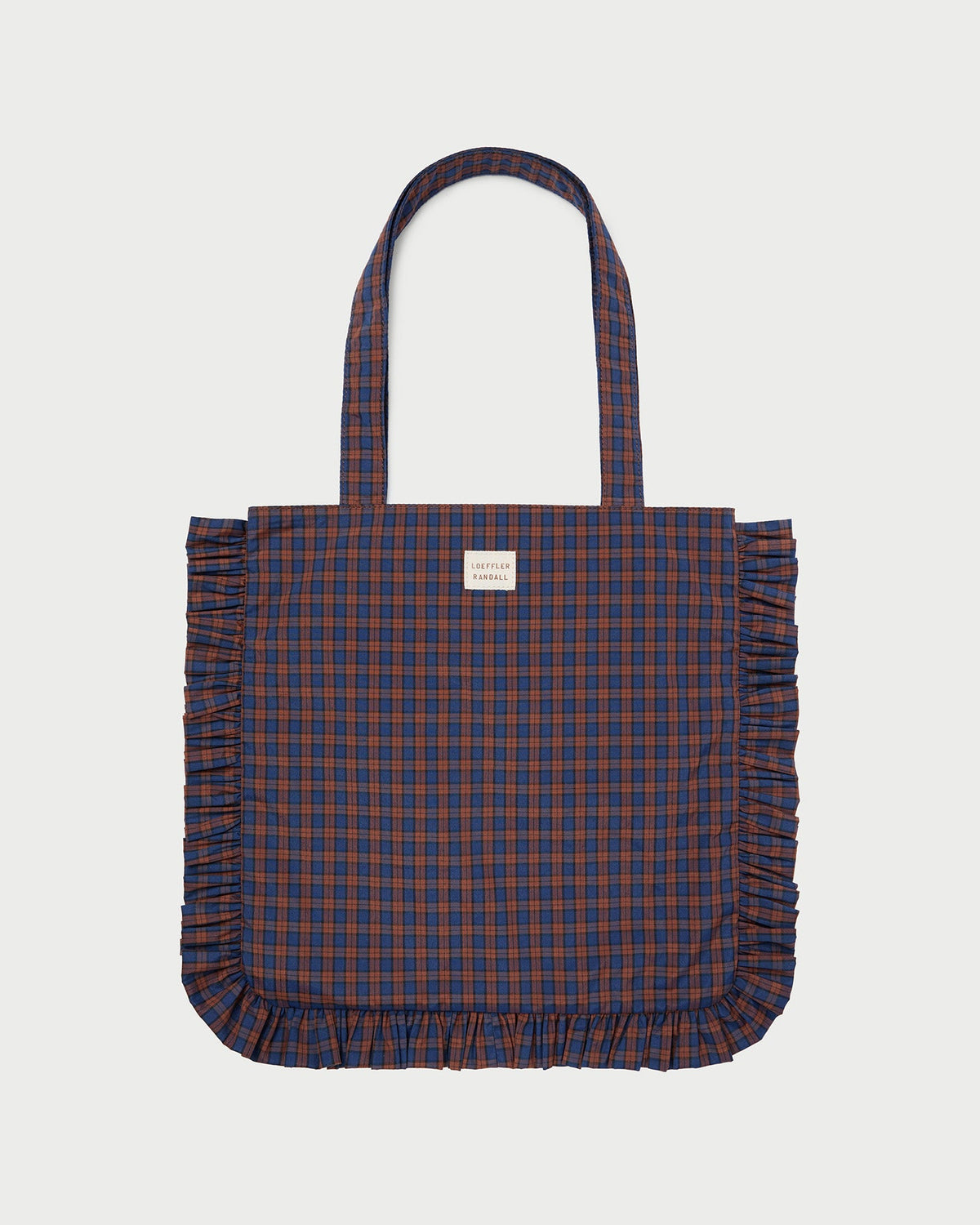 Loeffler Randall Women / Justine Navy Ruffle Tote