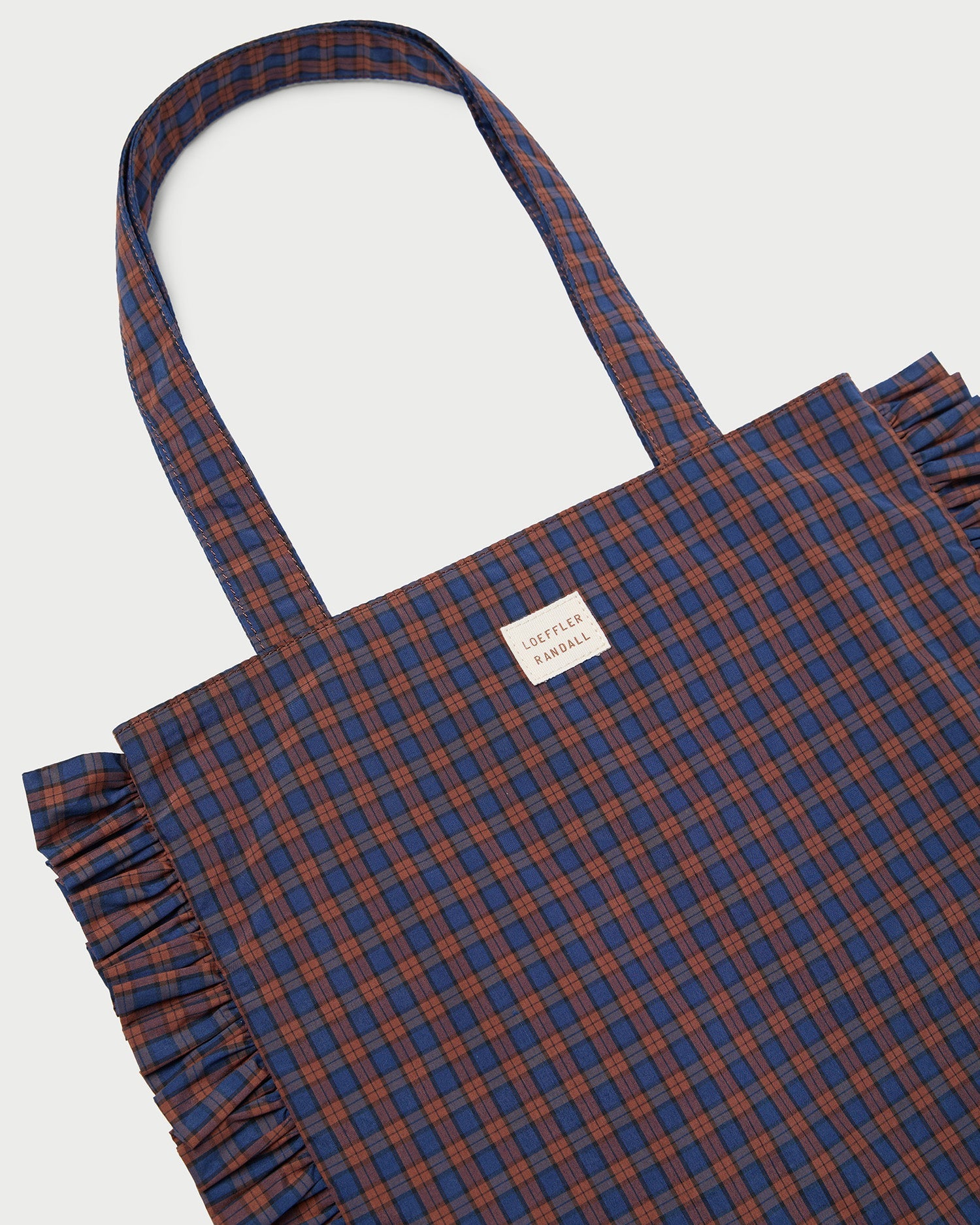 Loeffler Randall Women / Justine Navy Ruffle Tote