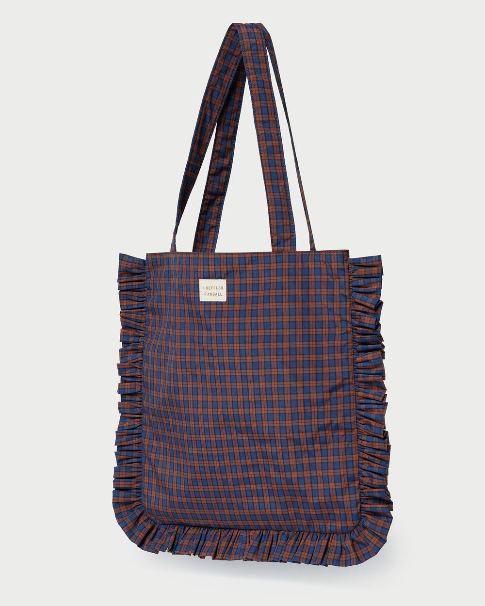 Loeffler Randall Women / Justine Navy Ruffle Tote