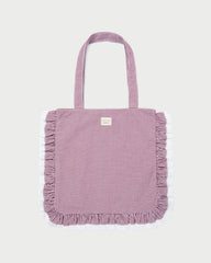 Loeffler Randall Women / Justine Maroon Ruffle Tote