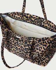Loeffler Randall Women / Dina Leopard Travel Tote