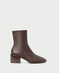Loeffler Randall Women / Roxy Espresso Leather Ankle Bootie