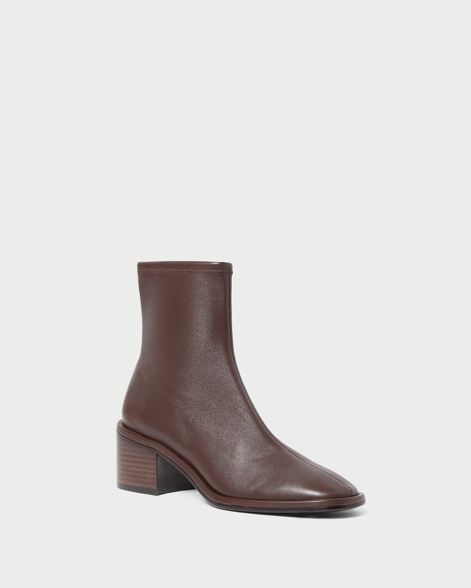 Loeffler Randall Women / Roxy Espresso Leather Ankle Bootie