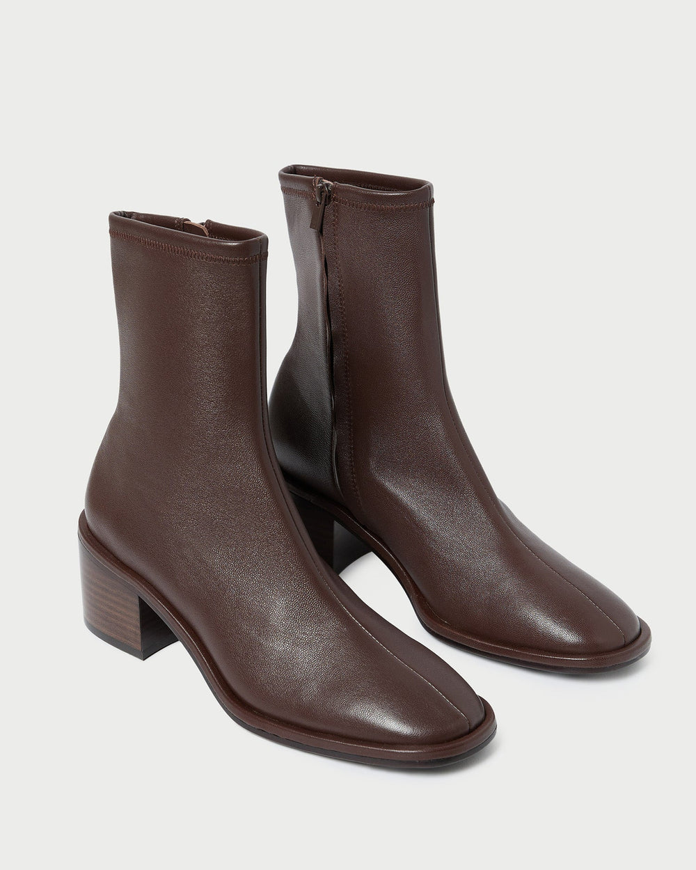 Loeffler Randall Women / Roxy Espresso Leather Ankle Bootie