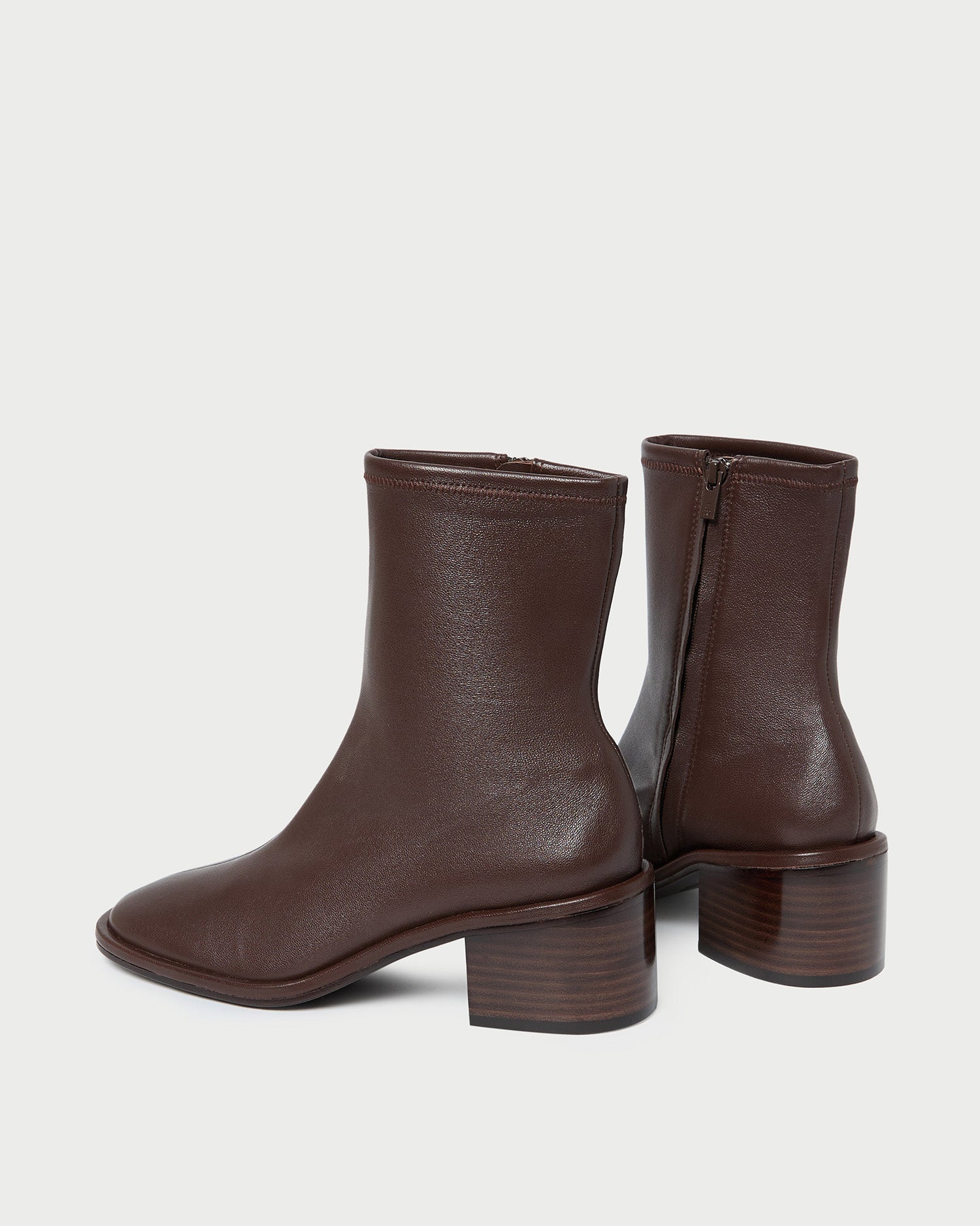 Loeffler Randall Women / Roxy Espresso Leather Ankle Bootie