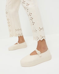 Loeffler Randall Women / Cooper Natural Mary Jane Sneaker