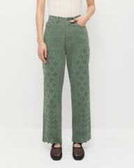 Loeffler Randall Women / Demi Embroidered Pant