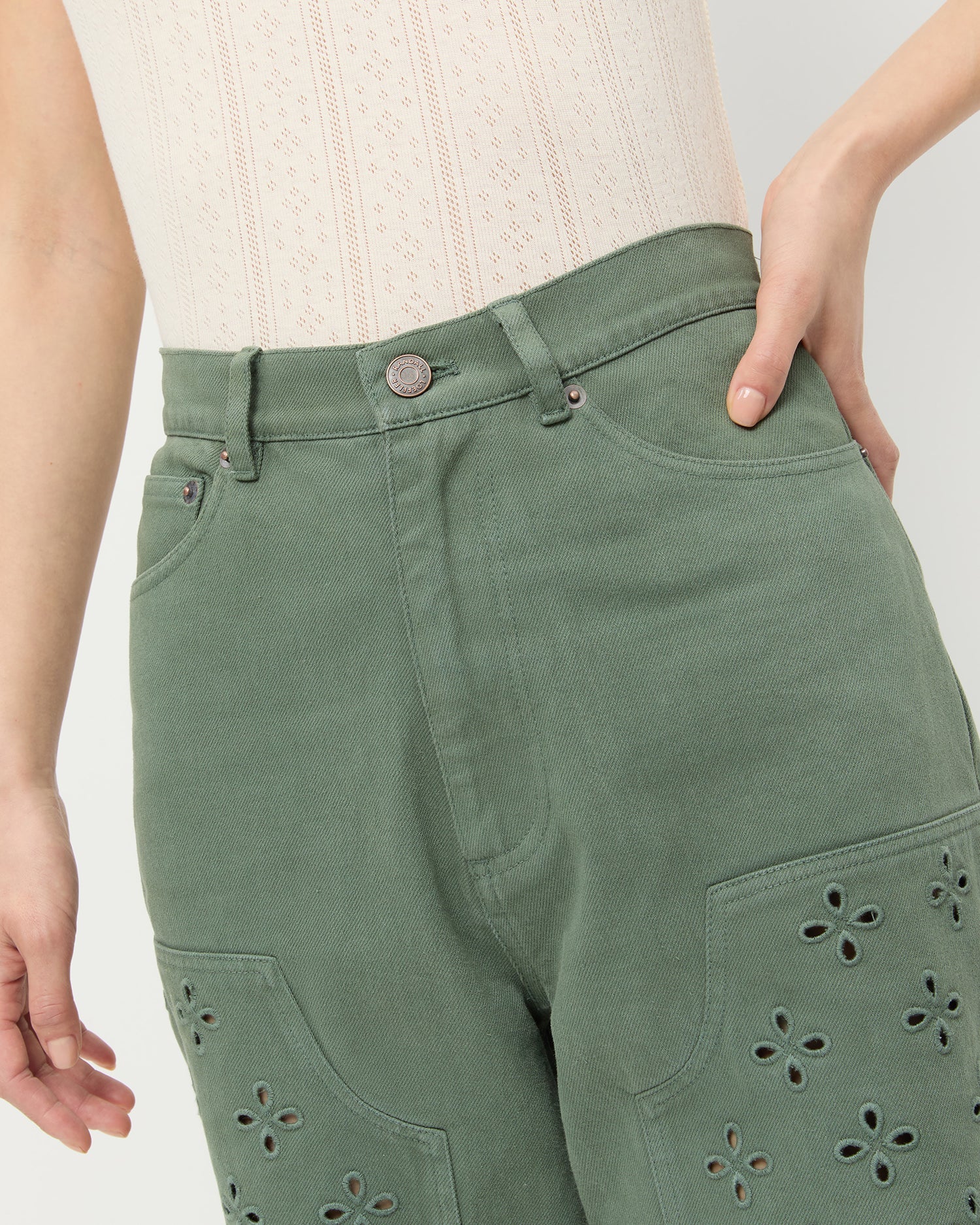 Loeffler Randall Women / Demi Embroidered Pant